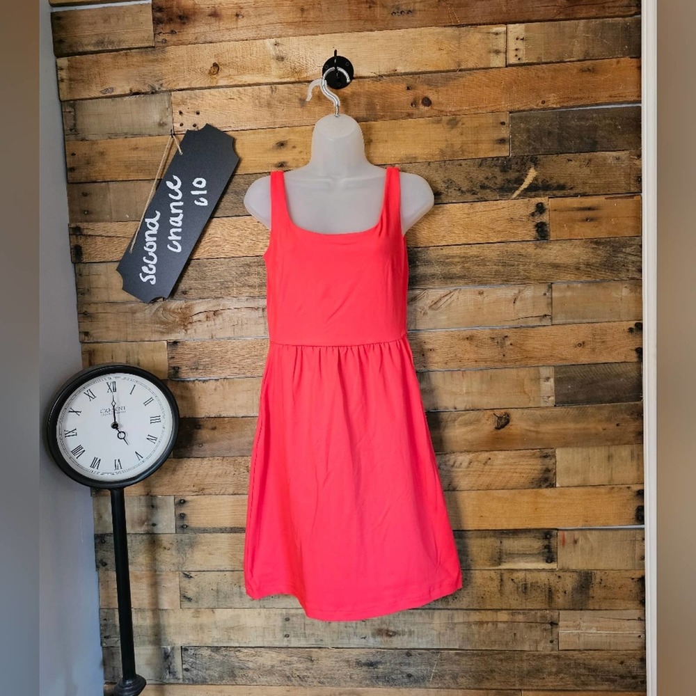 Cynthia Rowley women's coral red bodycon knee length dress size medium